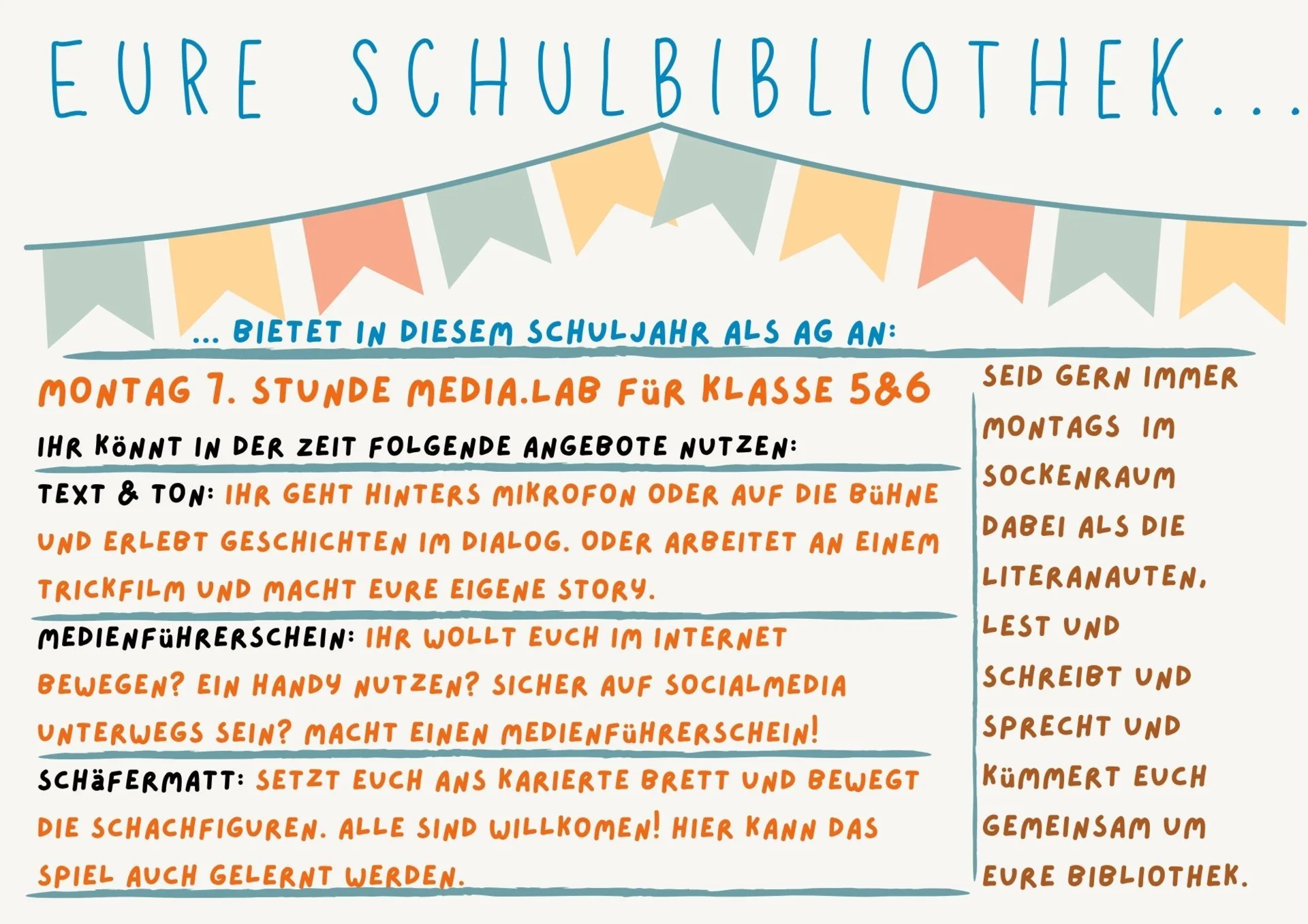 Leseclub - medialab - Sallgast