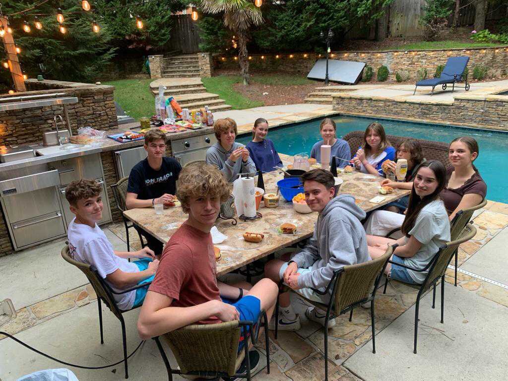 Gruppenfoto Grillen