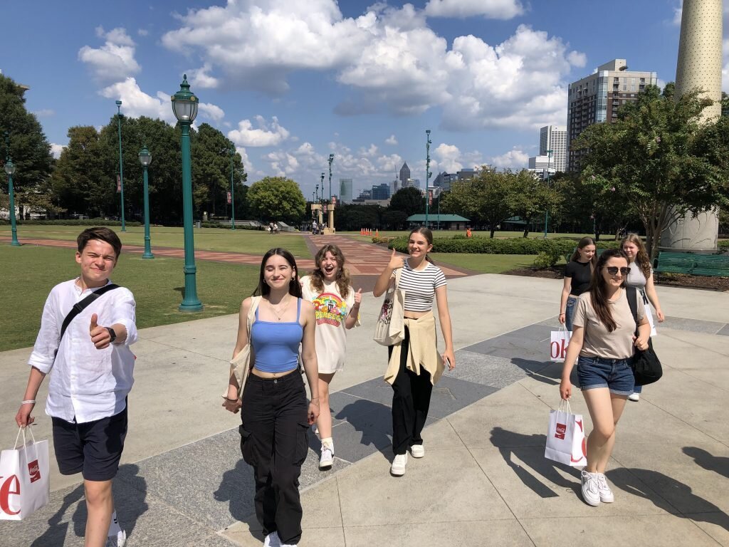 Gruppenfoto draußen