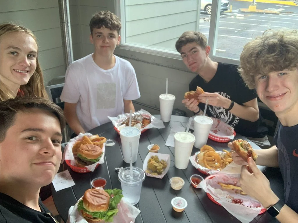 Gruppenbild bei Essen