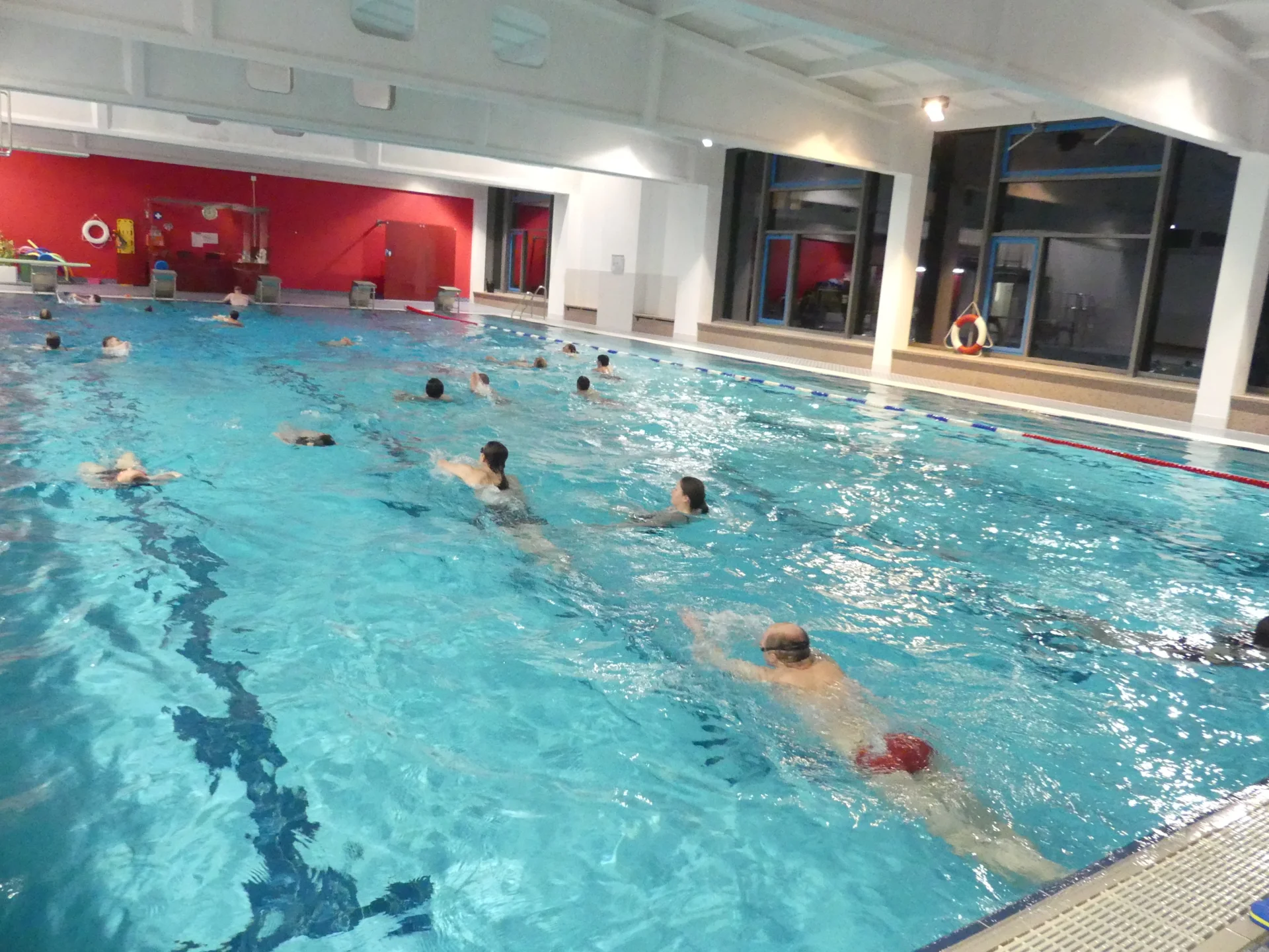 Beim Schwimmtraining