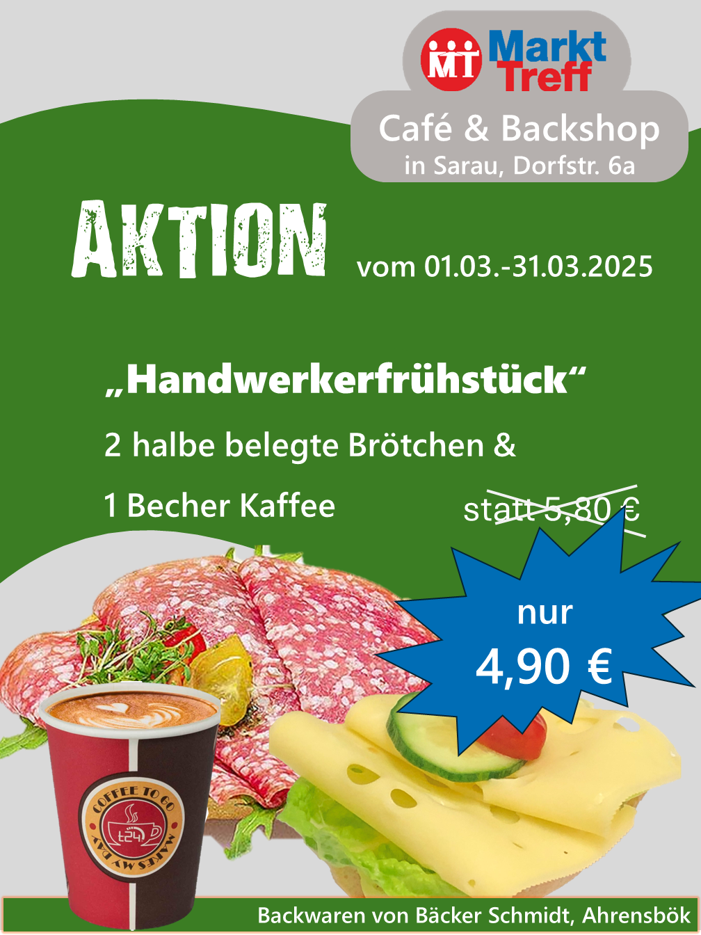 Geburtstagsangebote "MarktTreff-Café"