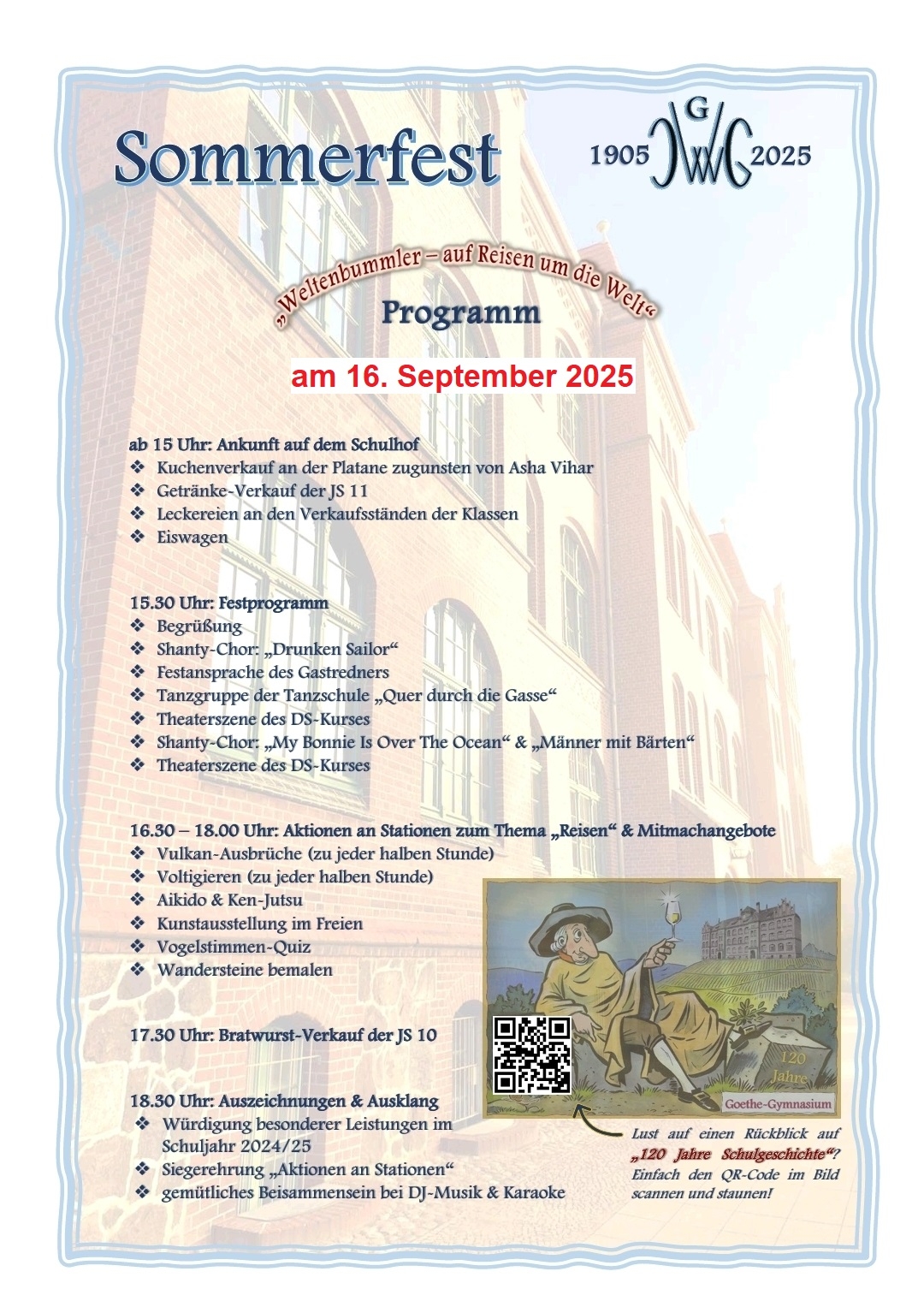 Flyer Schulfest 2025