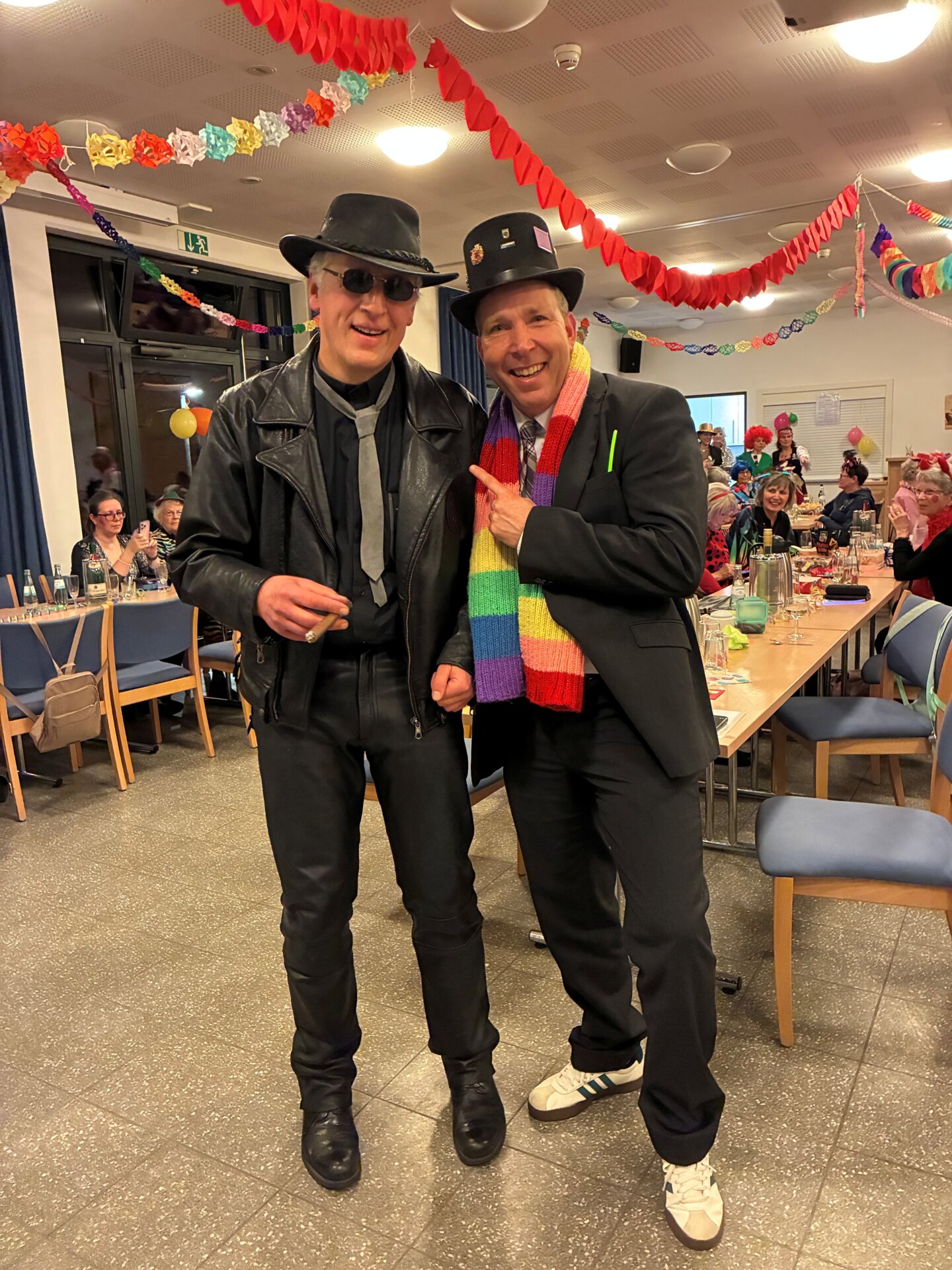 Pastor Middelanis und Bürgermeister Till Knoche