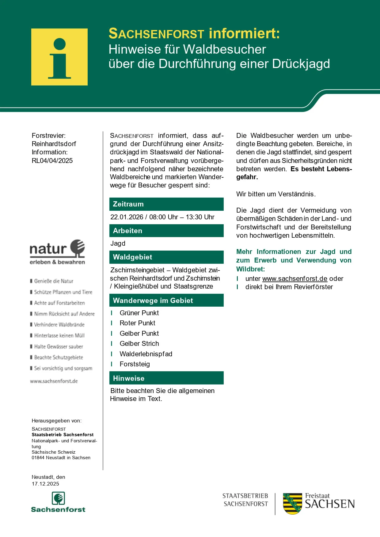 Besucherinformation