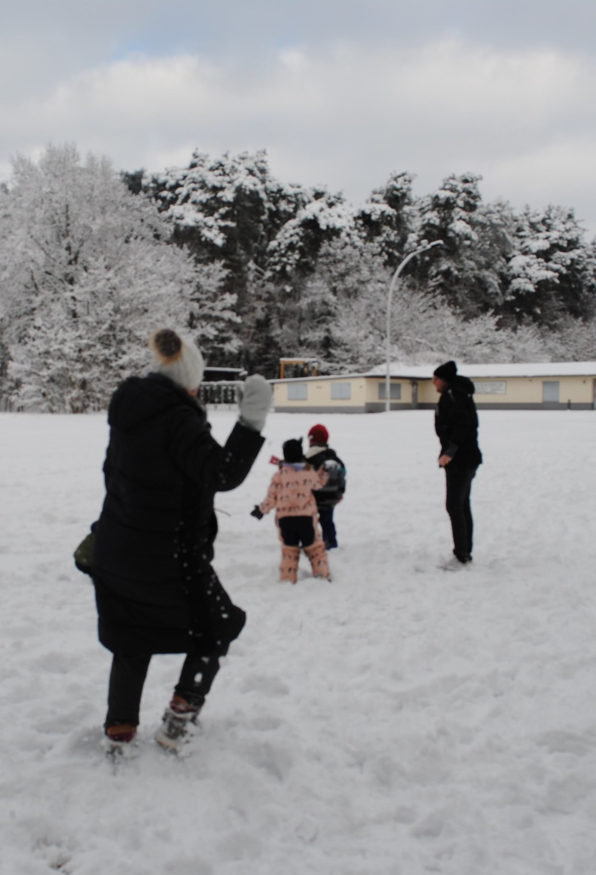 Schneeballschlacht