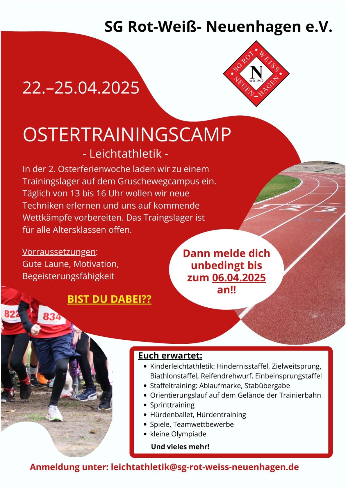 Ostertrainingscamp