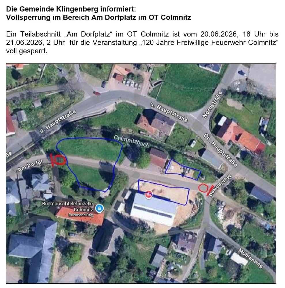 Internet_Vollsperrung_Veranstaltung Am Dorfplatz Colmnitz_1