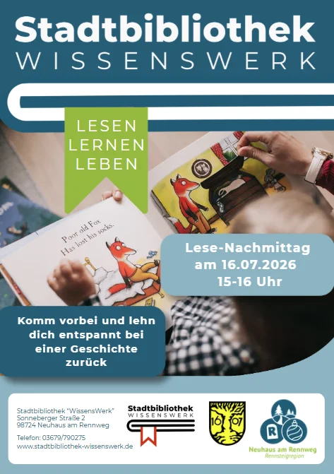 Lese-Nachmittag Flyer
