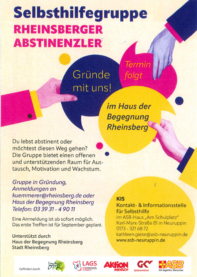Selbsthilfegruppe Rheinsberger Abstinenzler