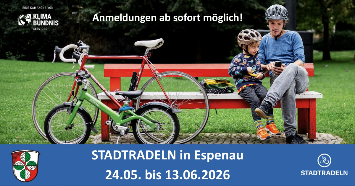 Ankündigung STADTRADELN 2026