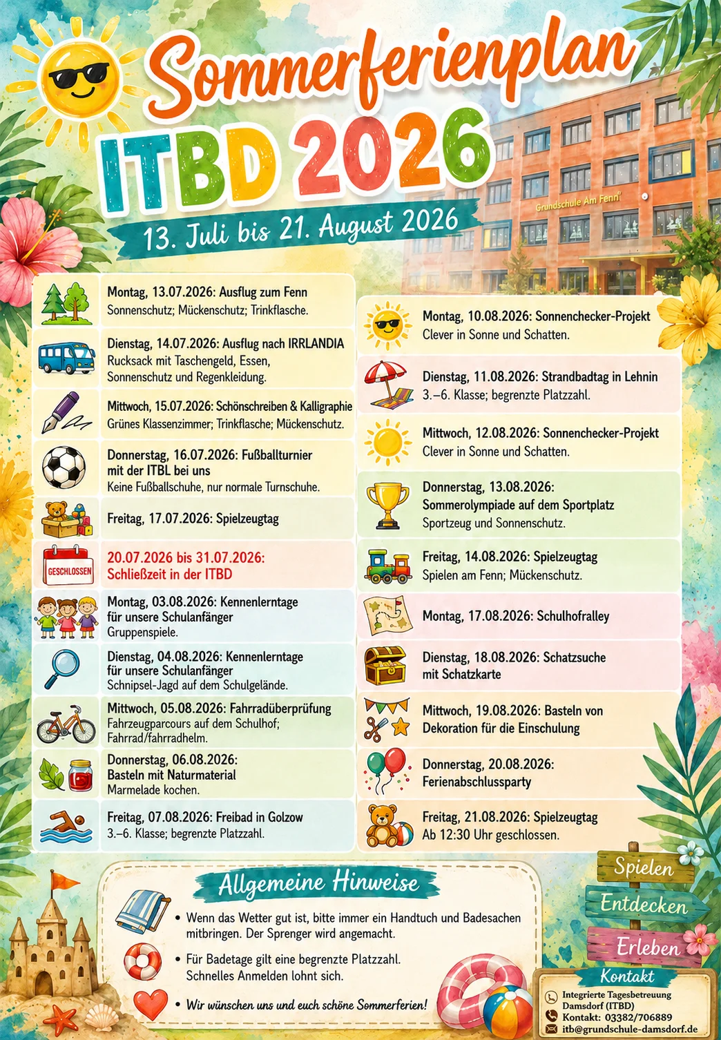 ITBD-Sommerprogramm