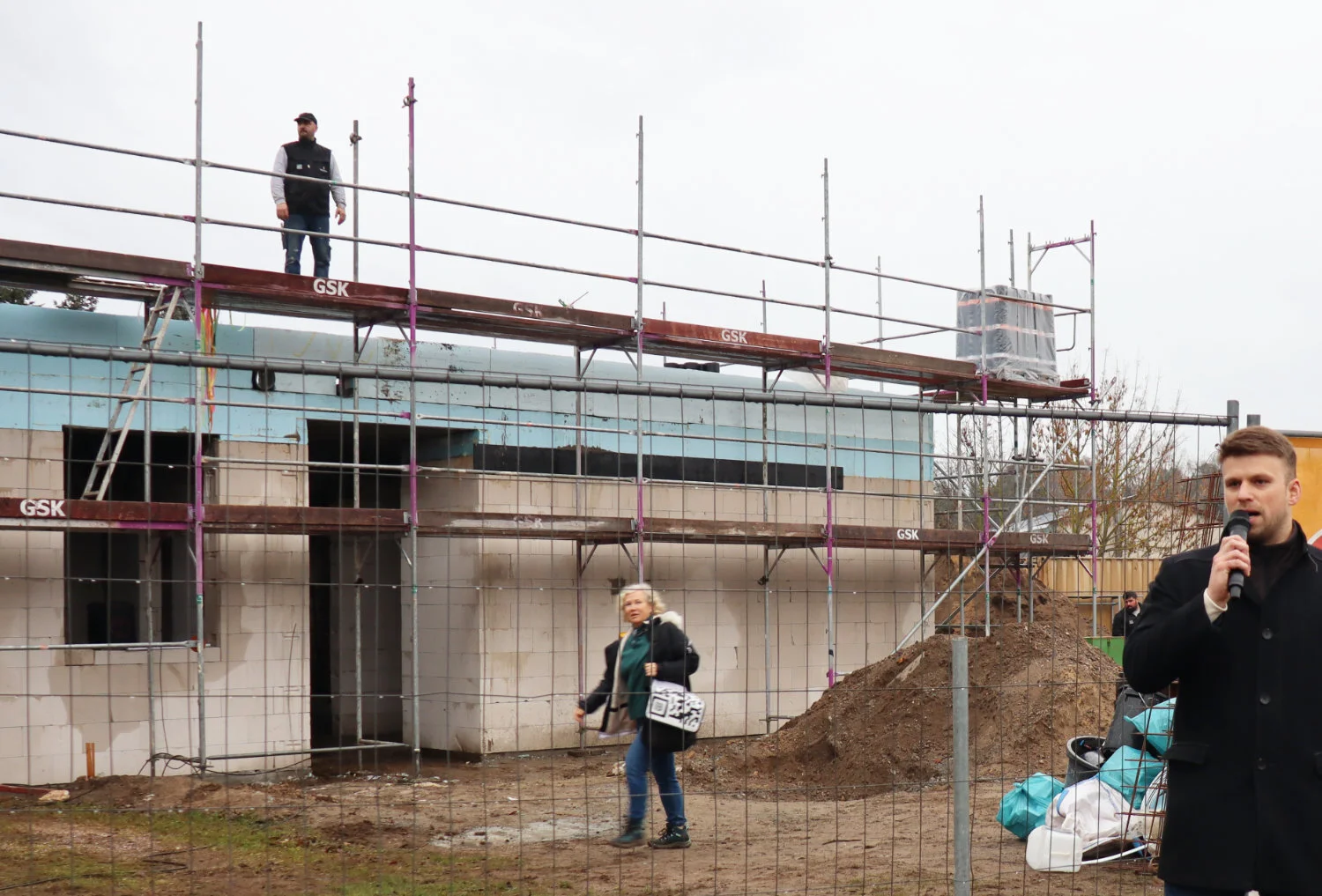 Richtfest Sozialtrakt Damsdorf Feuerwehr 2025