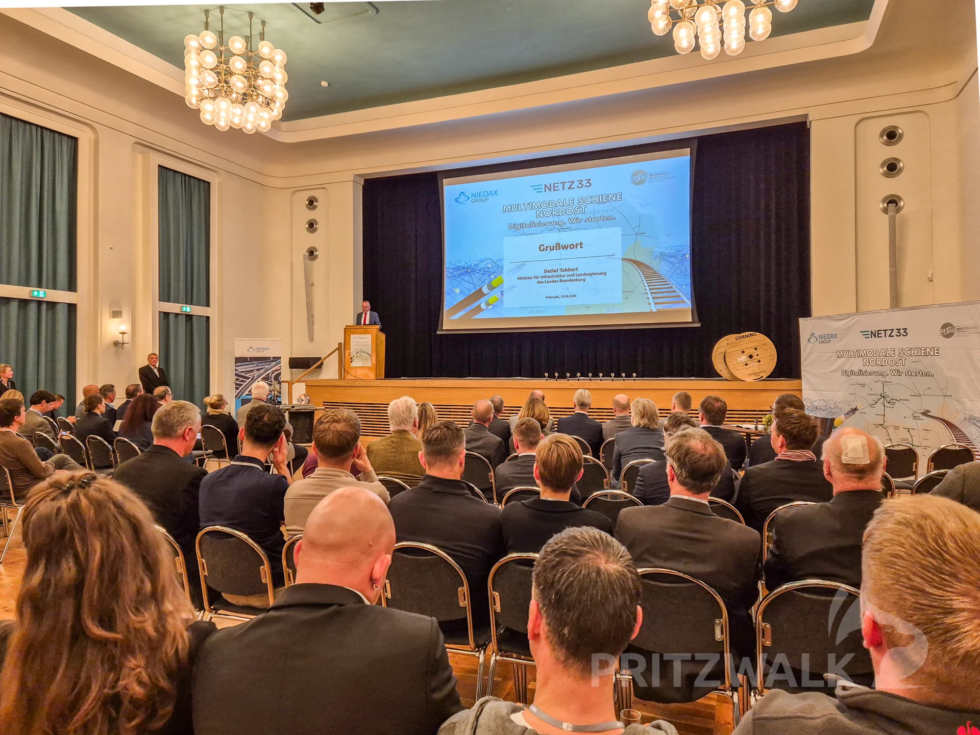 Verkehrsminister Detlef Tabbert wertete das Vorhaben als "Leuchtturmprojekt". Foto:Stadt Pritzwalk