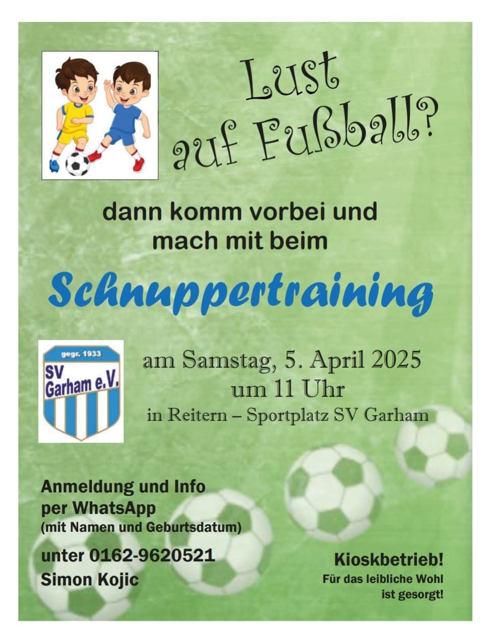 Schnupprtraing