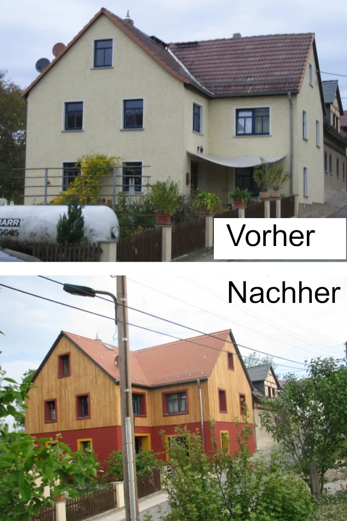 Beispiel eines sanoerten Gebäudes, Foto: Colleen Michler