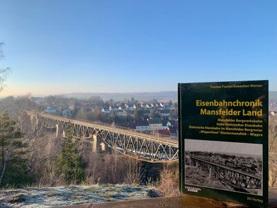 Foto zur Meldung: Buch über Geschichte der Eisenbahnen vorgestellt.
