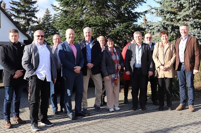 Belgischer Gouverneur und Bürgermeister der Partnergemeinde besuchen Kloster Lehnin