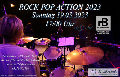 Rock - Pop - Action 2023 in der "neuen Bühne Senftenberg"