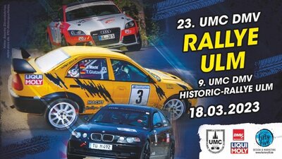 Die UMC-DMV Rallye Ulm 2023 steht in den Startlöchern! (Bild vergrößern)