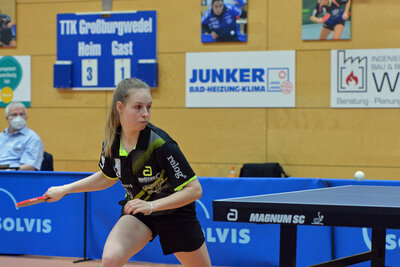Sophia Stefanska vom TTK Großburgwedel wird am Wochenende gegen die Füchse Berlin nicht dabei sein - sie spielt beim Tischtennis Jugend Top12 Bundesranglistenfinale (Bild vergrößern)