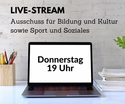 Meldung: öffentliche/nichtöffentliche Sitzung des Ausschusses für Bildung und Kultur sowie Sport und Soziales der Stadt Herzberg (Elster)