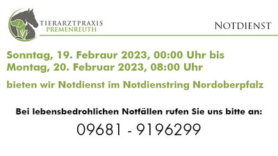 Notdienst 19.02.2023: Hinweise & Anfahrt