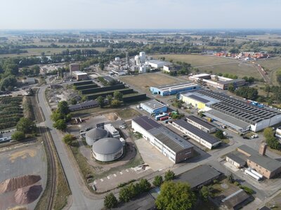Blick auf das Industriegebiet Süd in Wittenberge I Foto: Torsten Kaiser