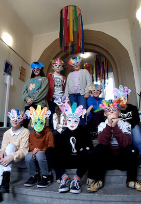 Venezianische Masken 4b