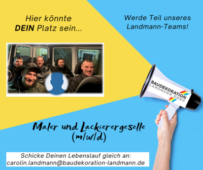 Vorschaubild zur Meldung: Werde Teil unseres Landmann-Teams!