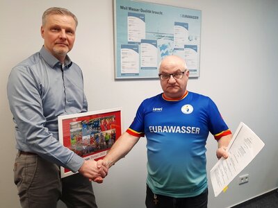 Meldung: EURAWASSER bleibt Premium - Partner des SC Laage