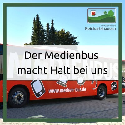 Der Medienbus macht Halt in Reichartshausen (Bild vergrößern)