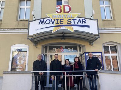 Jubiläumsbesuch beim Kino Movie Star in Wittenberge