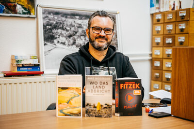 Frank Biederstaedt, Leiter Stadtarchiv und Stadtbibliothek  Foto: Christian Thiele