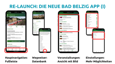 Foto zur Meldung: Bad Belzig App - Im neuen Gewand mit neuen Angeboten