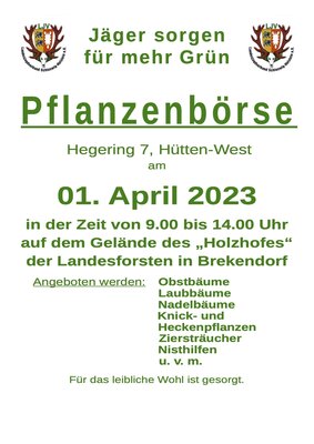 Vorschaubild zur Meldung: Pflanzenbörse in Brekendorf