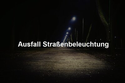 weiträumiger Ausfall der Straßenbeleuchtung in Hohenleipisch und Dreska (Bild vergrößern)