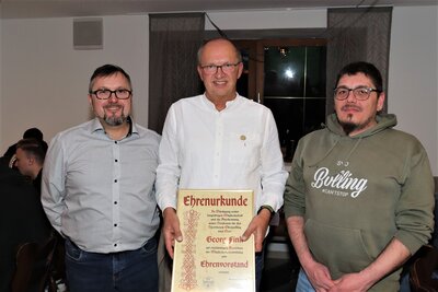 Meldung: Fink Georg zum Ehrenvorstand ernannt