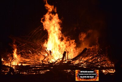 Osterfeuer in Quitzow