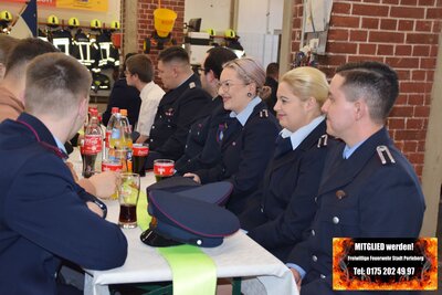 Foto zur Meldung: Jahreshauptversammlung 2023 der Freiwilligen Feuerwehr Perleberg