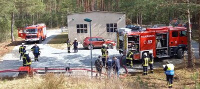 Waldbrandschutzübung in Schwarzenburg