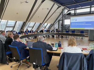Foto zur Meldung: Erstes Treffen der Verwaltungschefs in 2023 fand in Senftenberg statt