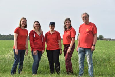 Vorstandschaft, v.l.n.r.: Feli, Daniela, Carolin, Kirsten, Horst (Bild vergrößern)