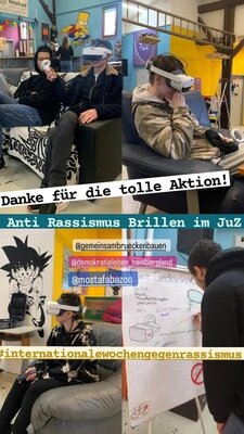 Bericht: JuZ gegen Rassismus Tag VR!