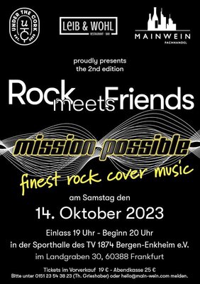 Rock meets Friends am 14. Oktober