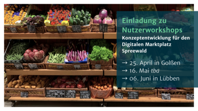 Foto zur Meldung: Interessierte für die Mitgestaltung des Digitalen Marktplatz Spreewald gesucht!