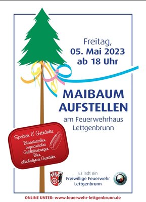 Maibaumaufstellen am Freitag, 5. Mai ab 18 Uhr (Bild vergrößern)