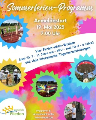 Foto zur Meldung: Sommerferien-Programm 2025 - Jetzt anmelden!