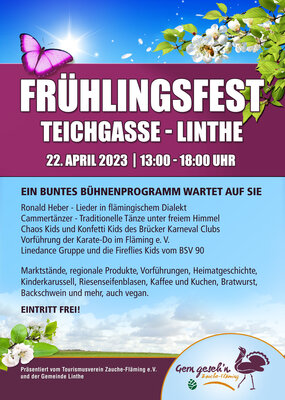 Foto zur Meldung: Am kommenden Sonnabend: Das 8. Frühlingsfest des Tourismusvereins Zauche-Fläming