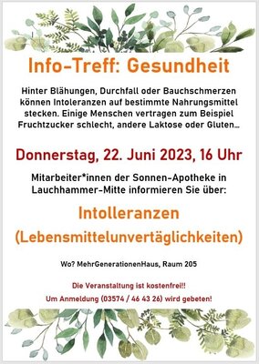 Info- Treff - Gesundheit